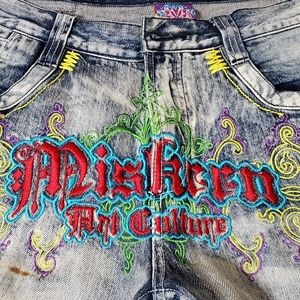 Miskeen Embroidered Jeans size 36